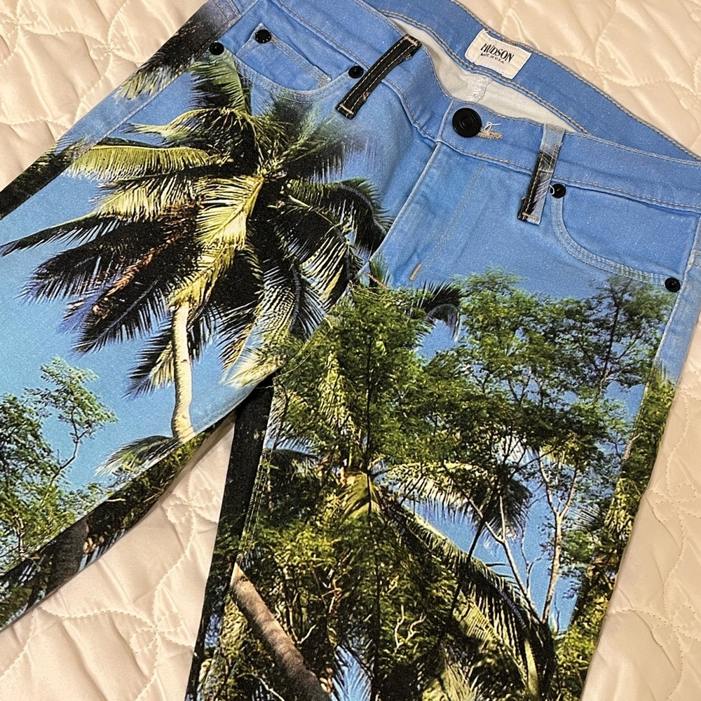 Hudson Jeans: Midrise Nico Super Skinny Palm Forest